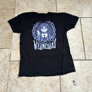 Hot Topic Wednesday Thorns Boyfriend Fit Girls T-Shirt